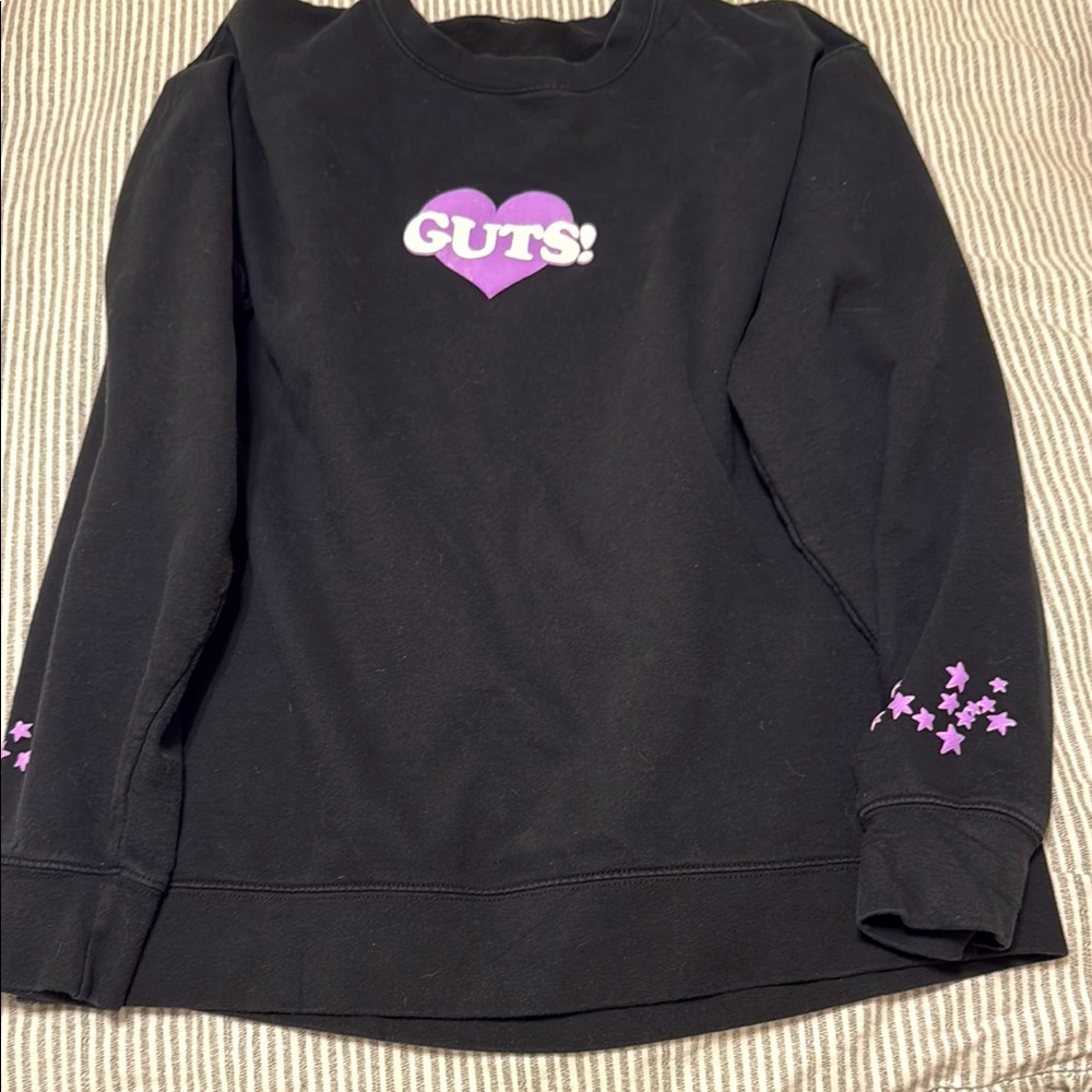 Olivia Rodrigo GUTS tour sweatshirt